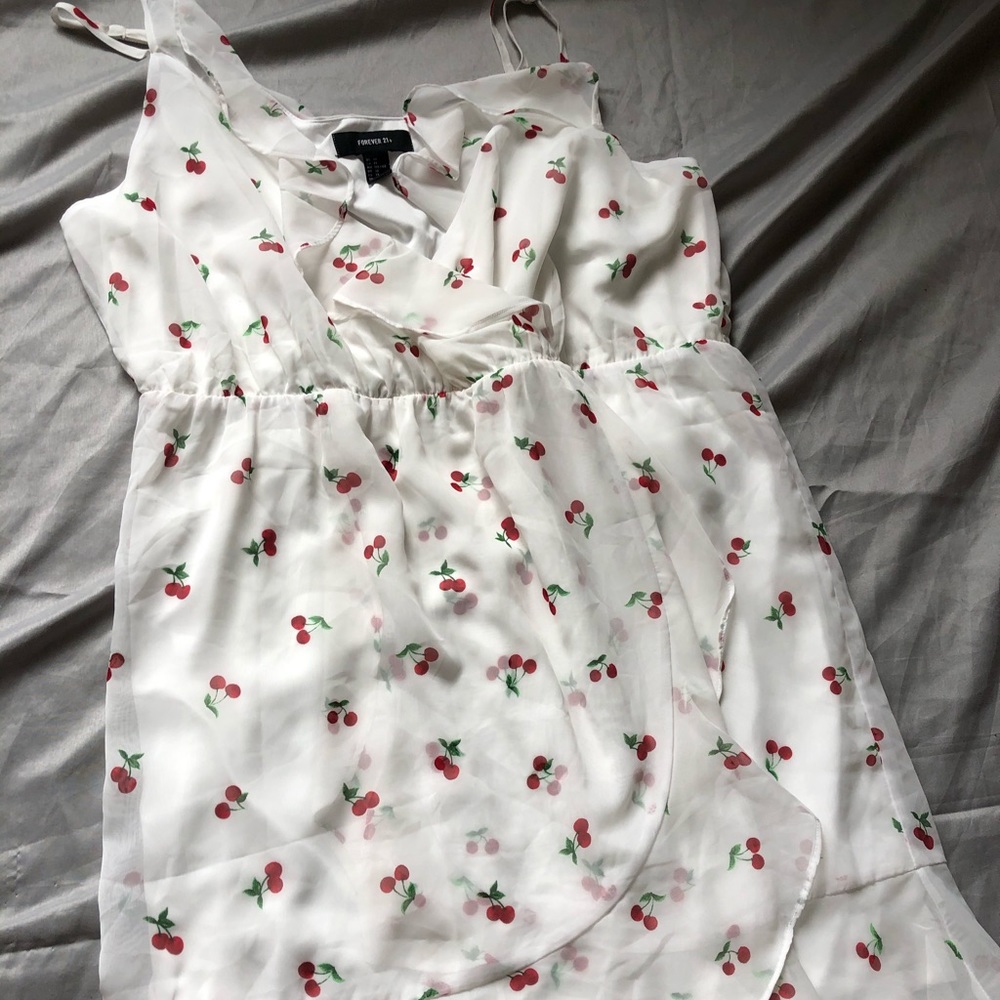 Sleeveless cherry dress